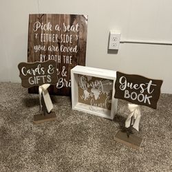 Wedding Signs And Decor