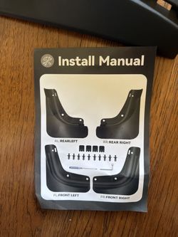 New Car Mud Flaps (4pcs) – Front & Rear Splash Guards Kit