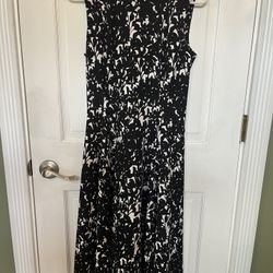 Calvin Klein black and white summer dress