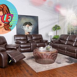 MADRID BROWN LOVESEAT AND SOFA SET ONLY $1199!
