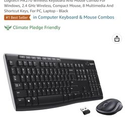 Logitech Wireless Keyboard And Mouse