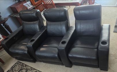 Black movie recliner