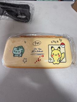 Pokemon Nintendo Switch 2 Case – Pikachu & Bulbasaur Style Carrying Case