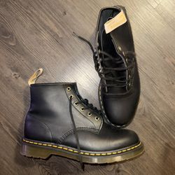 Black Vegan Doc Martens - Men’s Size 11