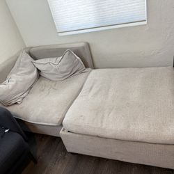 Sectional couch with ottoman - $950 OBO (pico union)