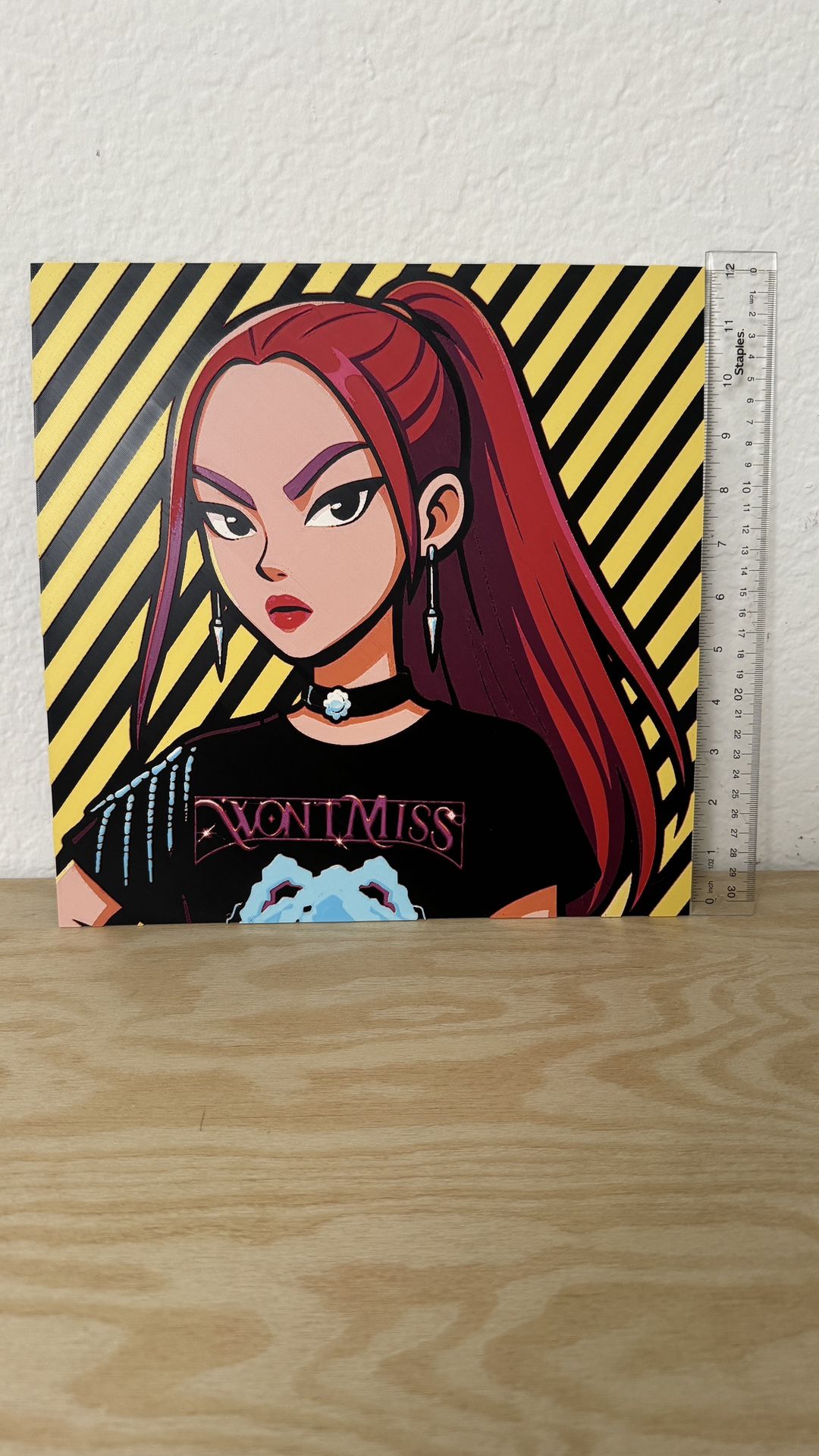 Mira K-POP Demon Hunters 12inX12in 3D Photo
