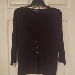White Street Studio Brown Cardigan Size L