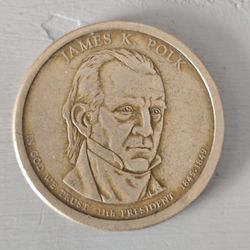 Rare James K. Polk Dollar Coin 1845 To 1849