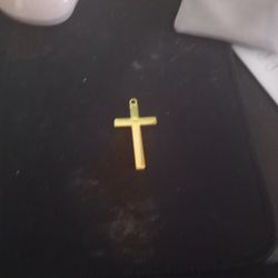 Plated Gold Cross