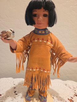 Danbury Mint "Bird Song" collectible doll from the Children of the  Plains