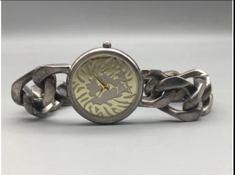 VINTAGE 1980’s ANNE KLEIN BOLD LINKS BRACELET BAND WATCH