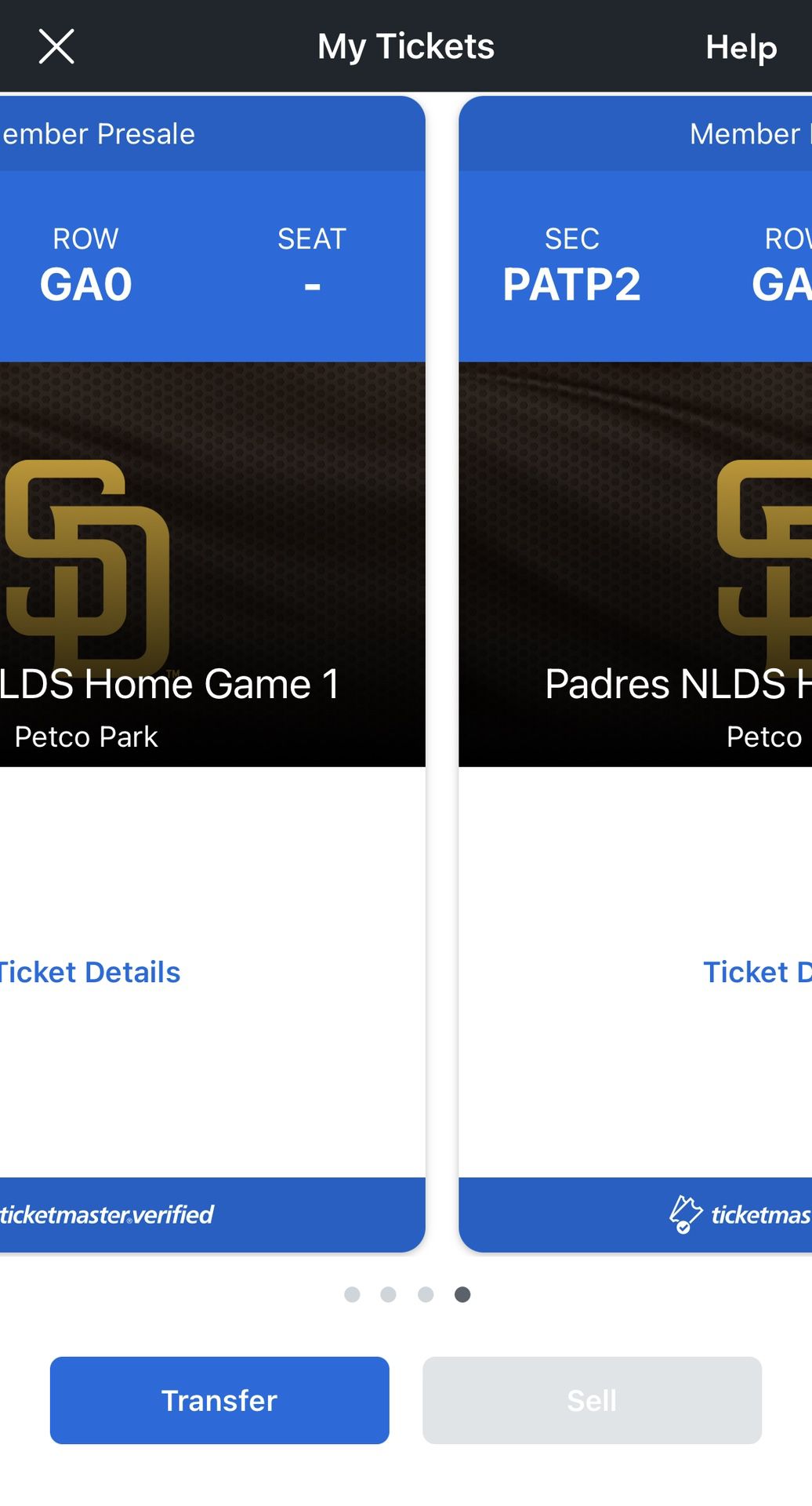 NLDS PADRES GAME 1