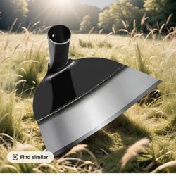 Heavy Duty 10.23" Wide Hoe High Manganese Steel Blade Multi-Functional for Weeding Tilling & Landscaping Projects Durable Versatile Gardening Tool