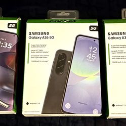 Cricket Wireless Motorola Moto G Stylus 2025 or Samsung Galaxy A36 5G