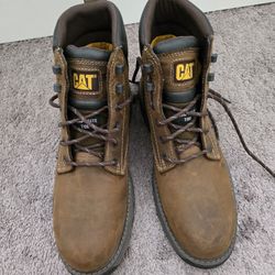 Caterpillar Men's Second Shift Steel Toe Work Boots Size 9.5