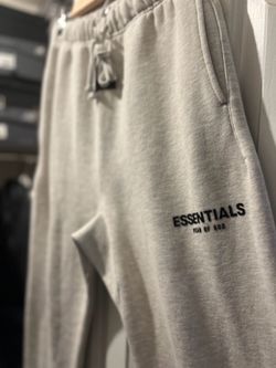 Fear of God Essentials ‘Light Oatmeal’ Uncuffed Sweatpants