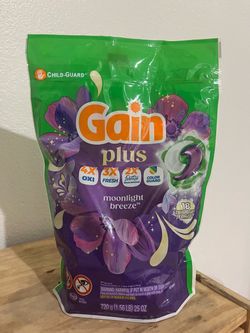 Gain Plus Flings Laundry Detergent Pacs - Moonlight Breeze (18 ct) - Brand New! $6