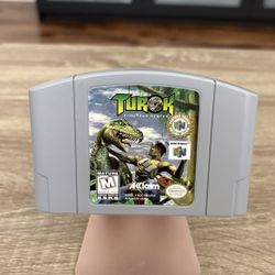 Original Nintendo 64 (N64) Game Turok: Dinosaur Hunter 