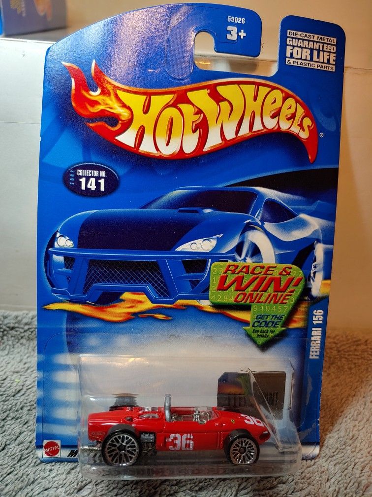 2001 Hot Wheels, Ferrari 156 Road Race..$15.00