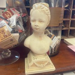 Vintage Neo Classical Bust Statue 