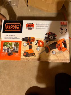 BLACK+DECKER 20V 4-Tool Combo Kit