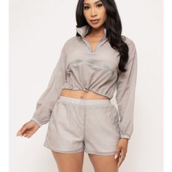 Windbreaker Short Set For Athleisure!