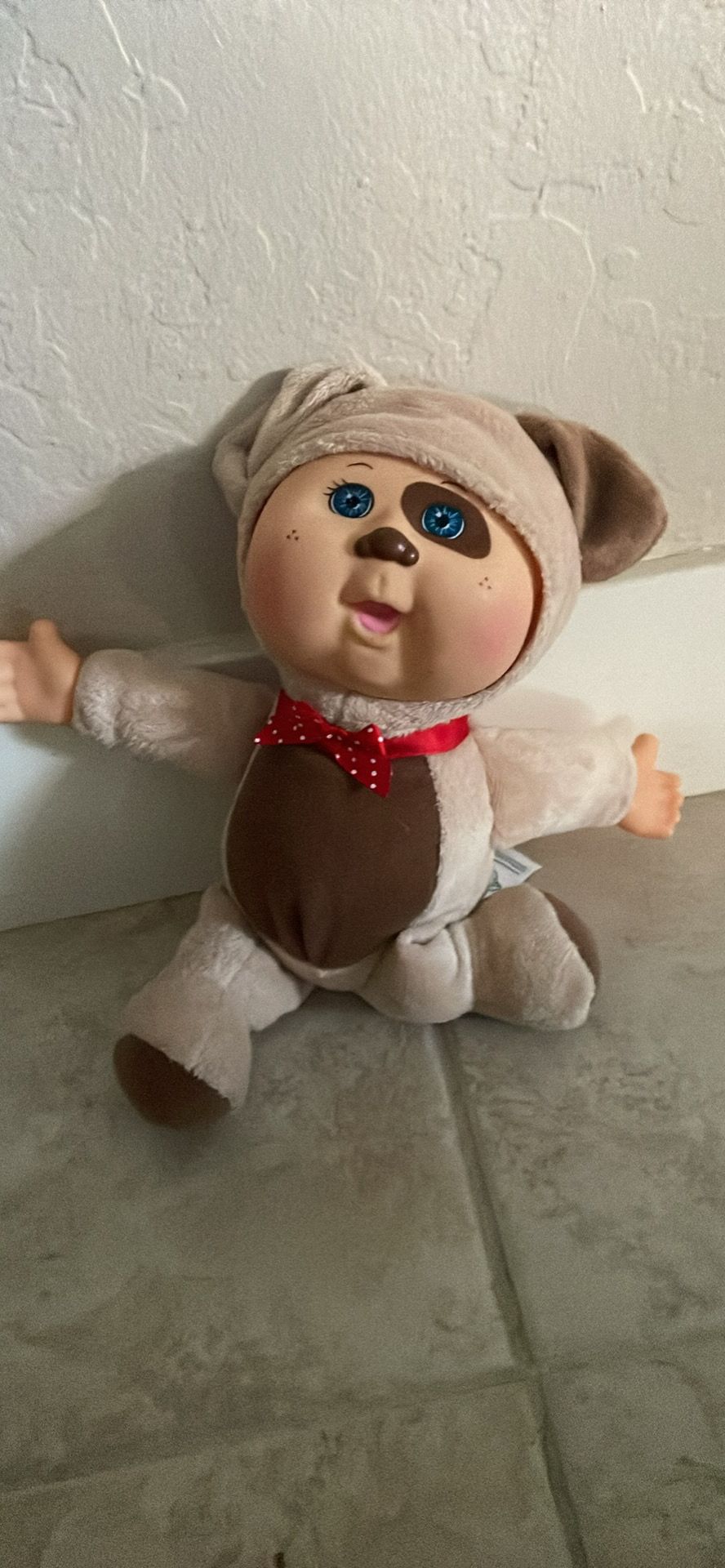 Baby dog cabbage patch doll!