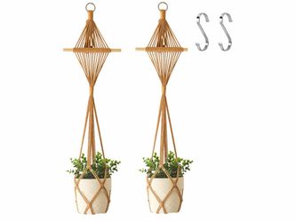 Macramé plant hangers set 2