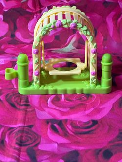 Little People floral vintage swing