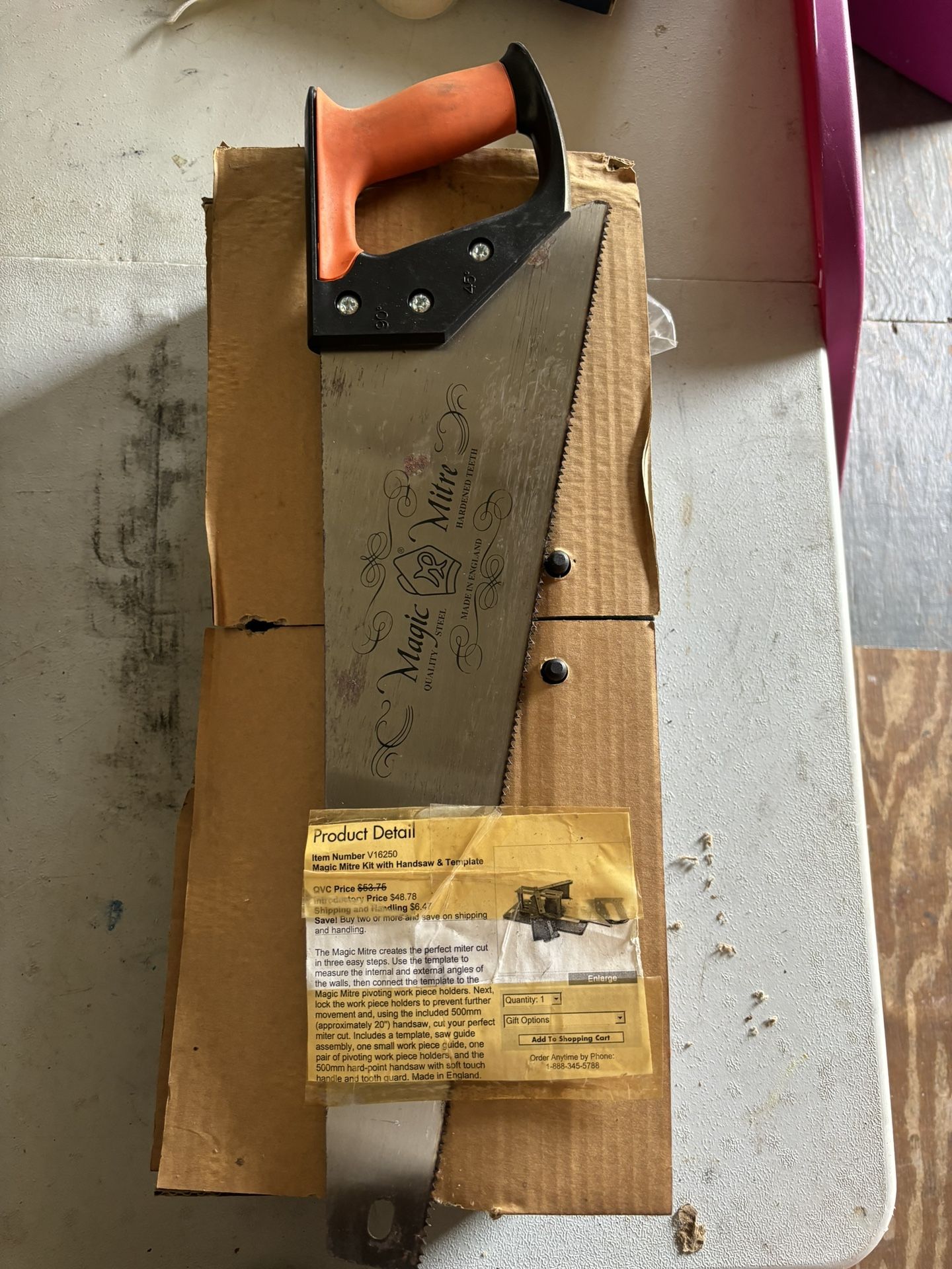 New Magic Mitre Kit with Saw and Template