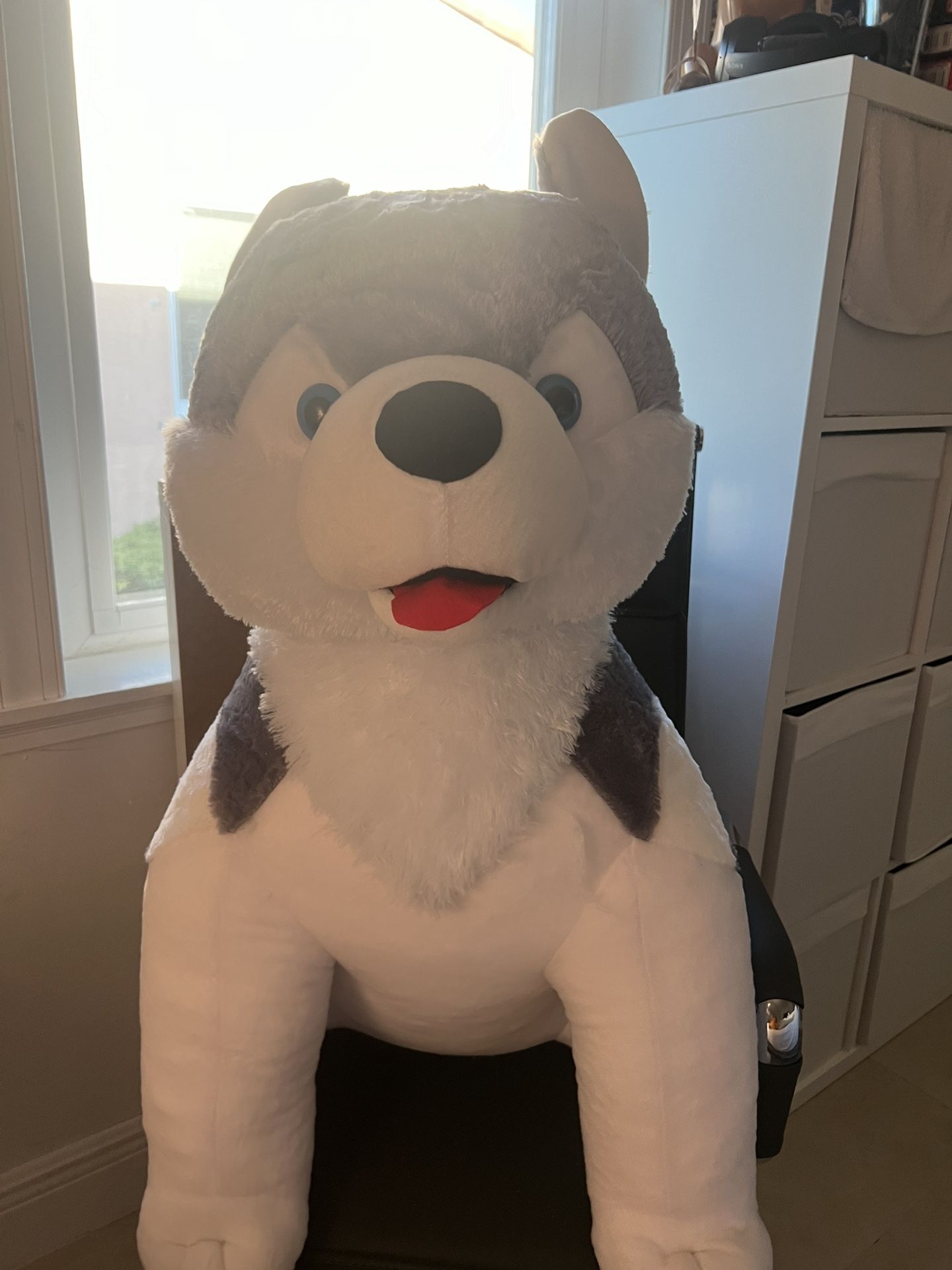 Giant Husky Do Stuffed Animal 3.5 Feet