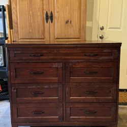 Pottery Barn Mahogany Dresser