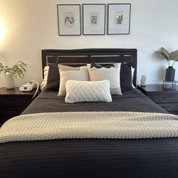 Queen Bedroom Set With Kevin Charles Mattress 