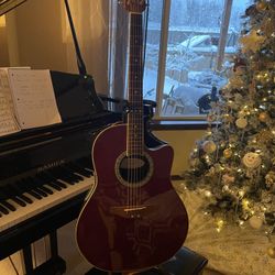 Ovation Guitar  And Case 