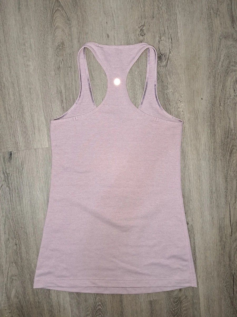 Lululemon Cool Racerback Purple Tank Top t tee shirt Women's Size 6 Activewear gym yoga 