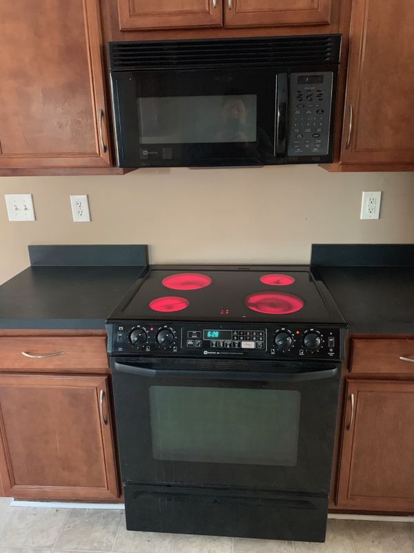 fridge microwave and oven set