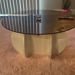 Coffee Table (Glass top)