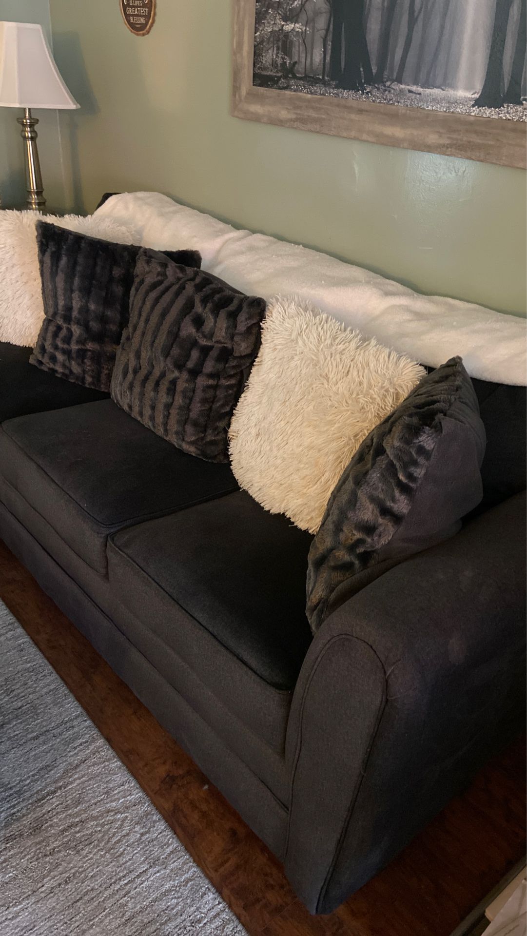 Charcoal Grey livingroom set