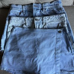  Denim Stretch Shorts, American Eagle,Madden