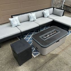 Costco Outdoor Furniture With Fire Pit 