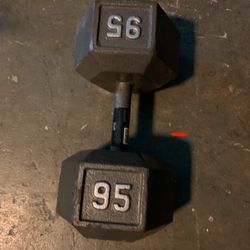 95 Pound Dumbbell