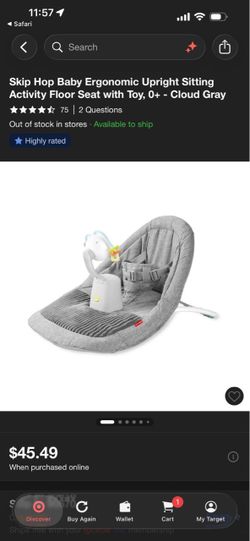 Skip Hop Baby Ergonomic Activity Floor Seat