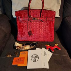 Hermes Birkin Handbag Large Purse Amazing Quality