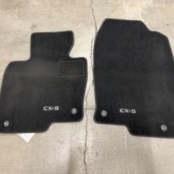 2017-2022 Mazda CX-5 OEM Front Floor Mats KBG6-68G40, KBG6-68G30 Black