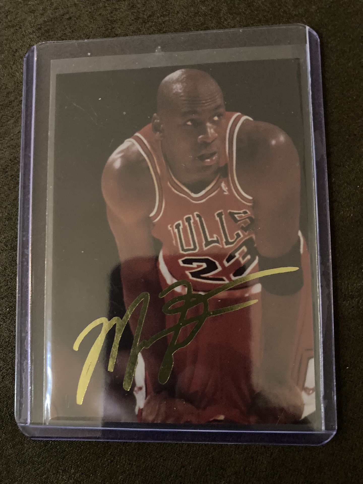Michael Jordan Gold Signature Card