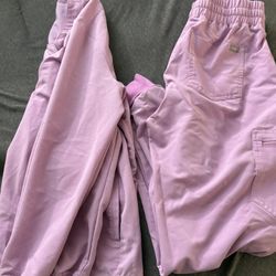 Figs Long Sleeve Scrub Set-dusk