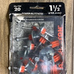 REMINGTON  1  1/2” Washered POWER FASTENERS For Fastening  furring Strips