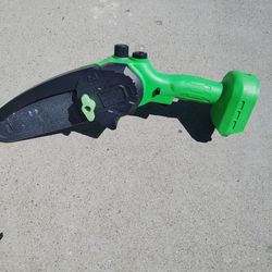 6-in battery operated chainsaw