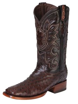Bota rodeo original avestruz