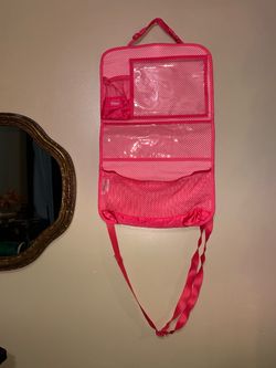 Pink Hanging Travel car Organizer Bag
